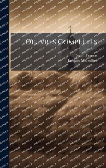 Oeuvres Complètes