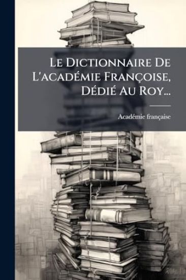 Le Dictionnaire De L'acadÃ(c)mie Françoise, DÃ(c)diÃ(c) Au Roy...