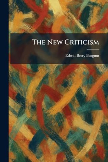 The New Criticism
