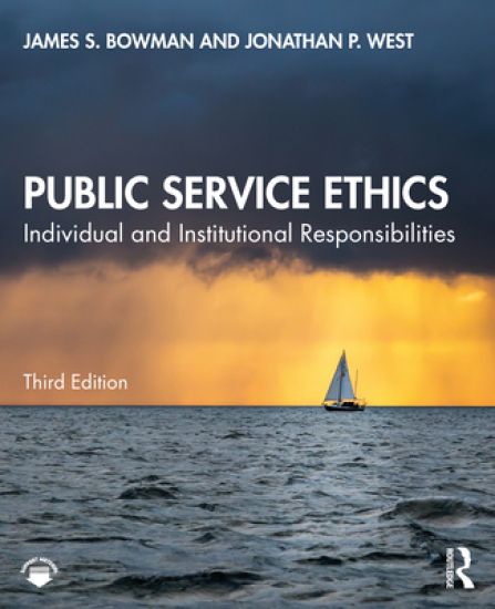 Public Service Ethics – James S. Bowman, kirjan kansikuva