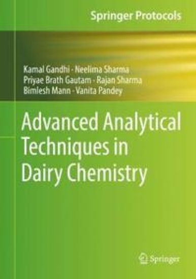 Advanced Analytical Techniques in Dairy Chemistry – Kamal Gandhi, kirjan kansikuva