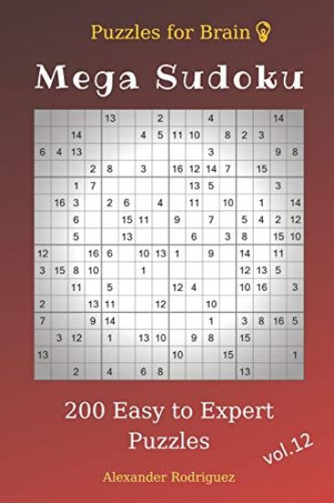 Puzzles for Brain - Mega Sudoku 200 Easy to Expert Puzzles vol.12