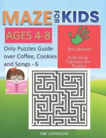 Maze for Kids Ages 4-8 - Only Puzzles No Answers Guide You Need for Having Fun on the Weekend - 6