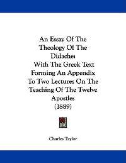 An Essay of the Theology of the Didache
