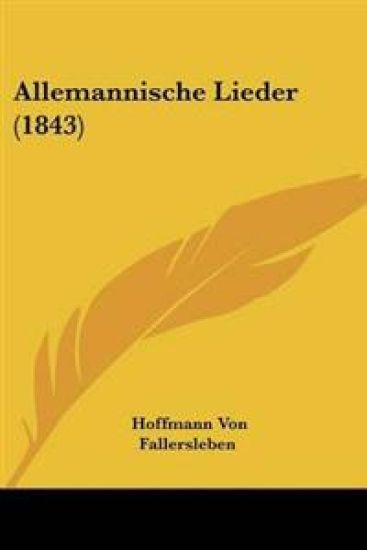 Allemannische Lieder (1843)
