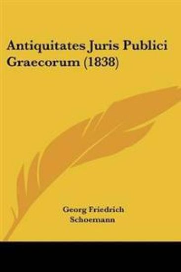 Antiquitates Juris Publici Graecorum (1838)