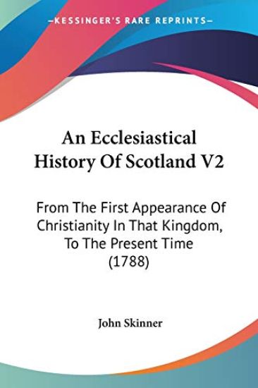 Ecclesiastical History Of Scotland V2 – John Skinner, kirjan kansikuva