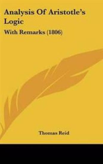 Analysis Of Aristotle's Logic
