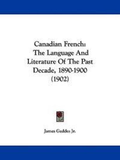 Canadian French