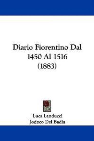 Diario Fiorentino Dal 1450 Al 1516