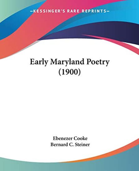 Early Maryland Poetry