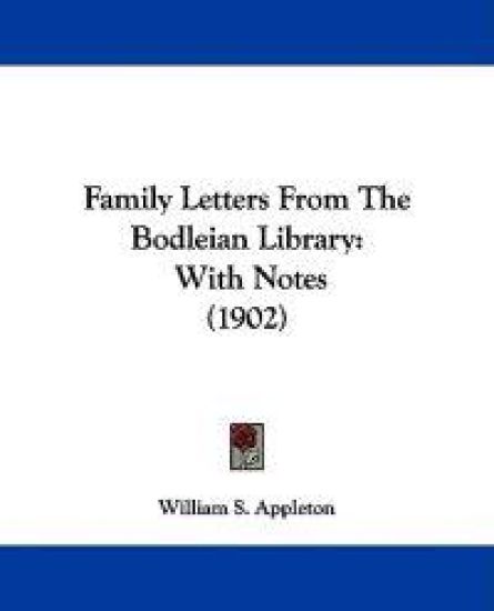 Family Letters from the Bodleian Library
