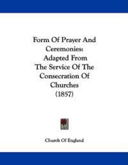 Form of Prayer and Ceremonies