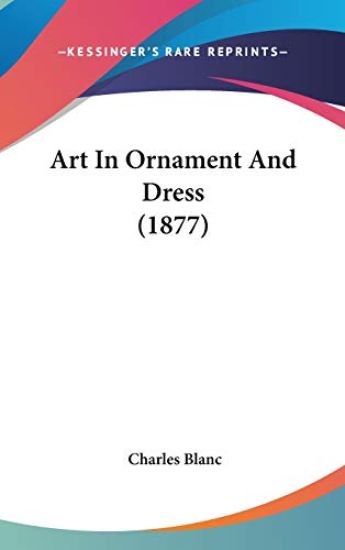 Art in Ornament and Dress