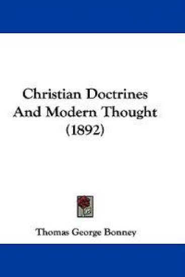 Christian Doctrines and Modern Thought