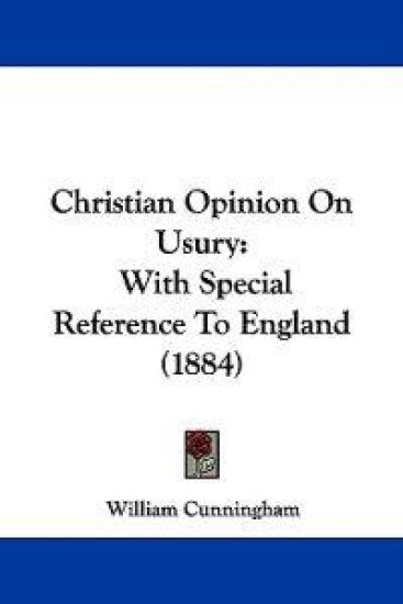 Christian Opinion on Usury