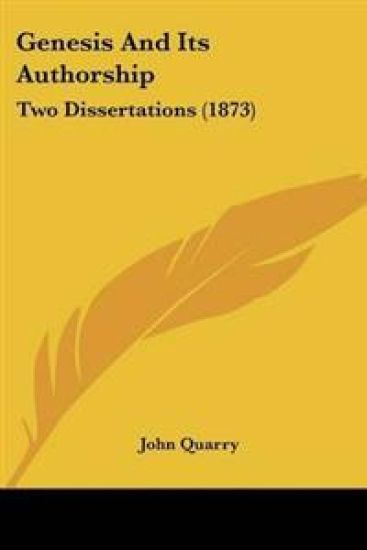 Genesis And Its Authorship