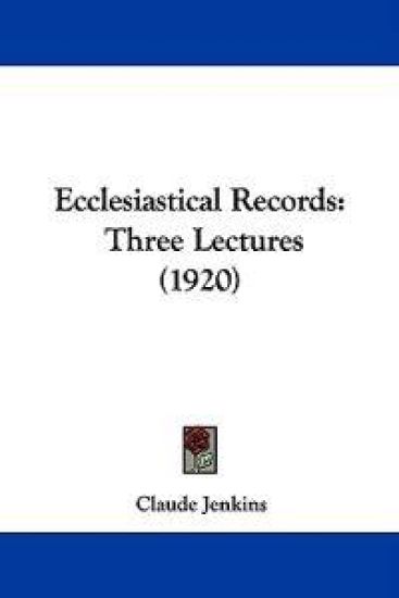 Ecclesiastical Records
