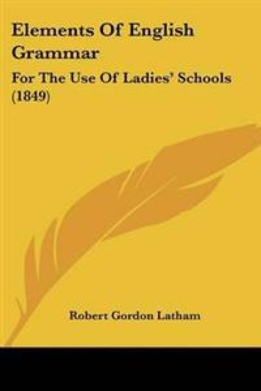 Elements Of English Grammar