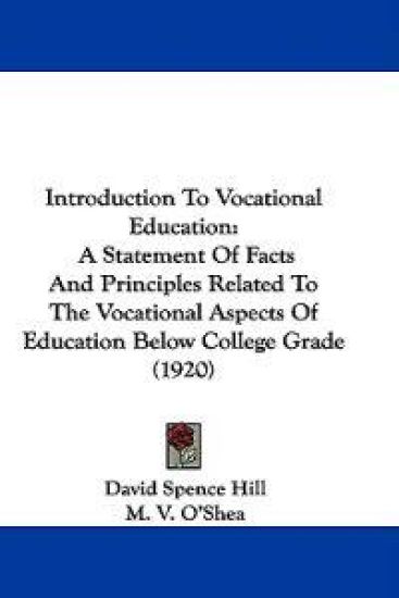 Introduction To Vocational Education