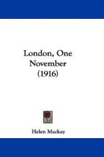 London, One November (1916)