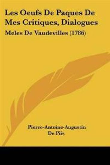 Oeufs De Paques De Mes Critiques, Dialogues