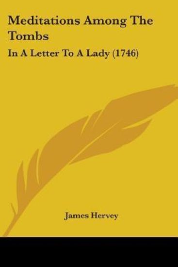 Meditations Among The Tombs – James Hervey, kirjan kansikuva
