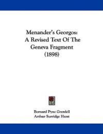 Menander's Georgos