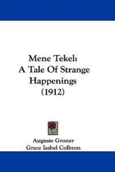 Mene Tekel