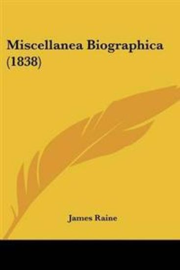 Miscellanea Biographica (1838)