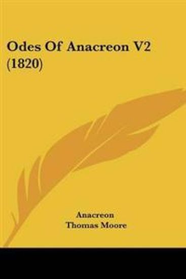 Odes Of Anacreon V2 (1820)