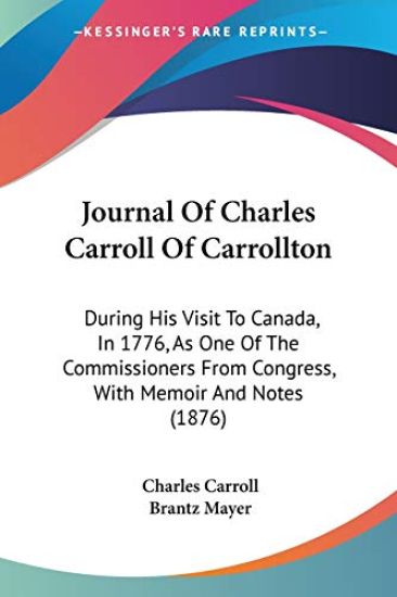 Journal of Charles Carroll of Carrollton