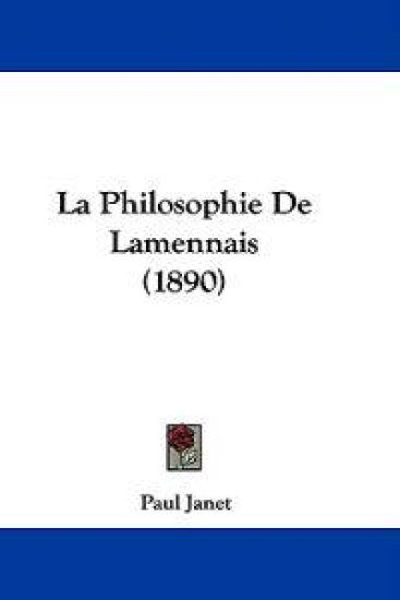 La Philosophie De Lamennais