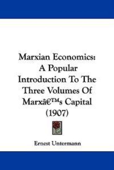 Marxian Economics