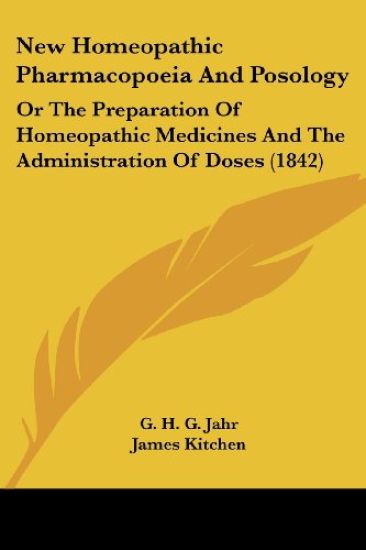 New Homeopathic Pharmacopoeia And Posology