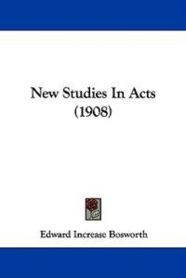 New Studies in Acts