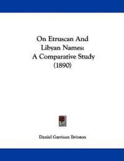 On Etruscan and Libyan Names