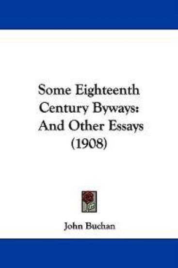Some Eighteenth Century Byways