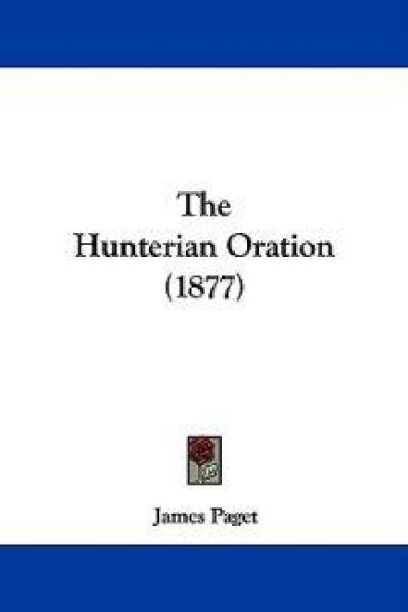 The Hunterian Oration