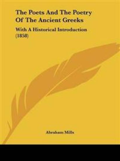 Poets And The Poetry Of The Ancient Greeks