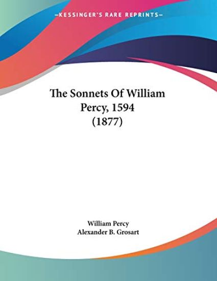 The Sonnets of William Percy, 1594