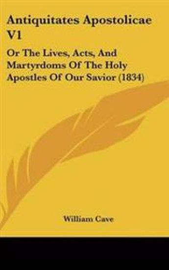 Antiquitates Apostolicae V1