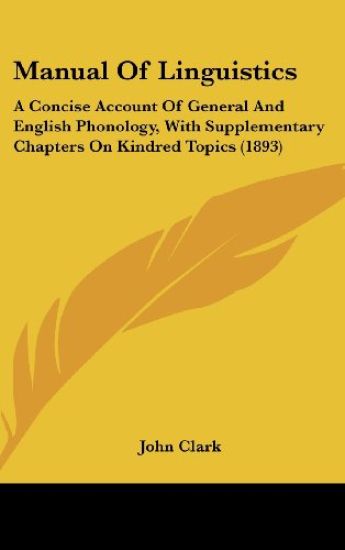 Manual of Linguistics