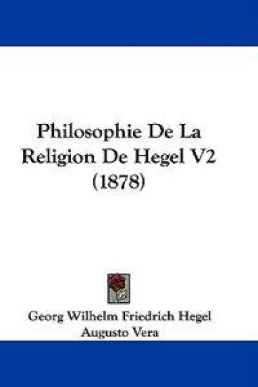 Philosophie De La Religion De Hegel