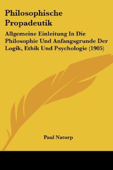 Philosophische Propadeutik