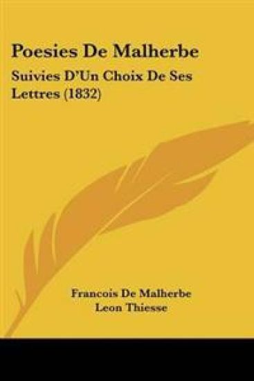 Poesies De Malherbe