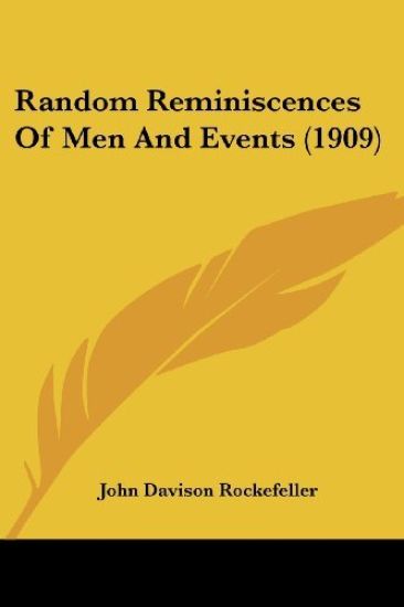 Random Reminiscences of Men and Events