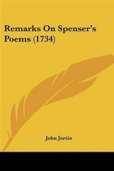 Remarks On Spenser's Poems (1734)