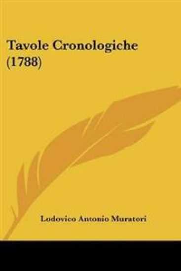 Tavole Cronologiche (1788)