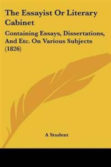 Essayist Or Literary Cabinet